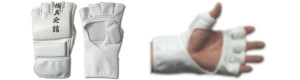 Rękawice białe MMA / Kyokushin skóra